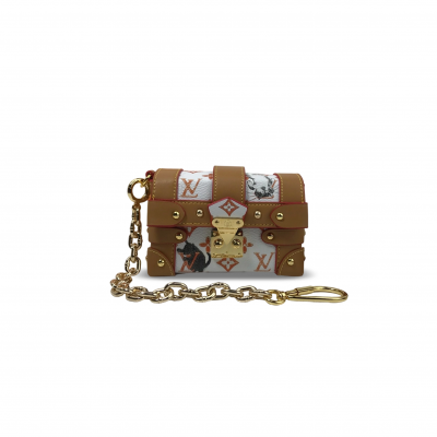 LOUIS VUITTON MASTER ESSENTIAL TRUNK CAT CHARM KEYCHAIN M63892 (10.5*7.5*4cm)